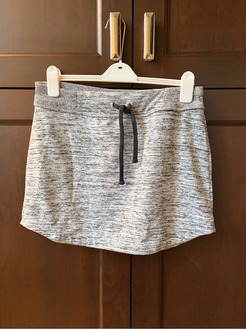 Athleta Heather Gray Drawstring Skirt - Women
